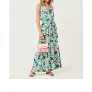 NEW LILLY PULITZER amiria maxi dress in lydia the lion